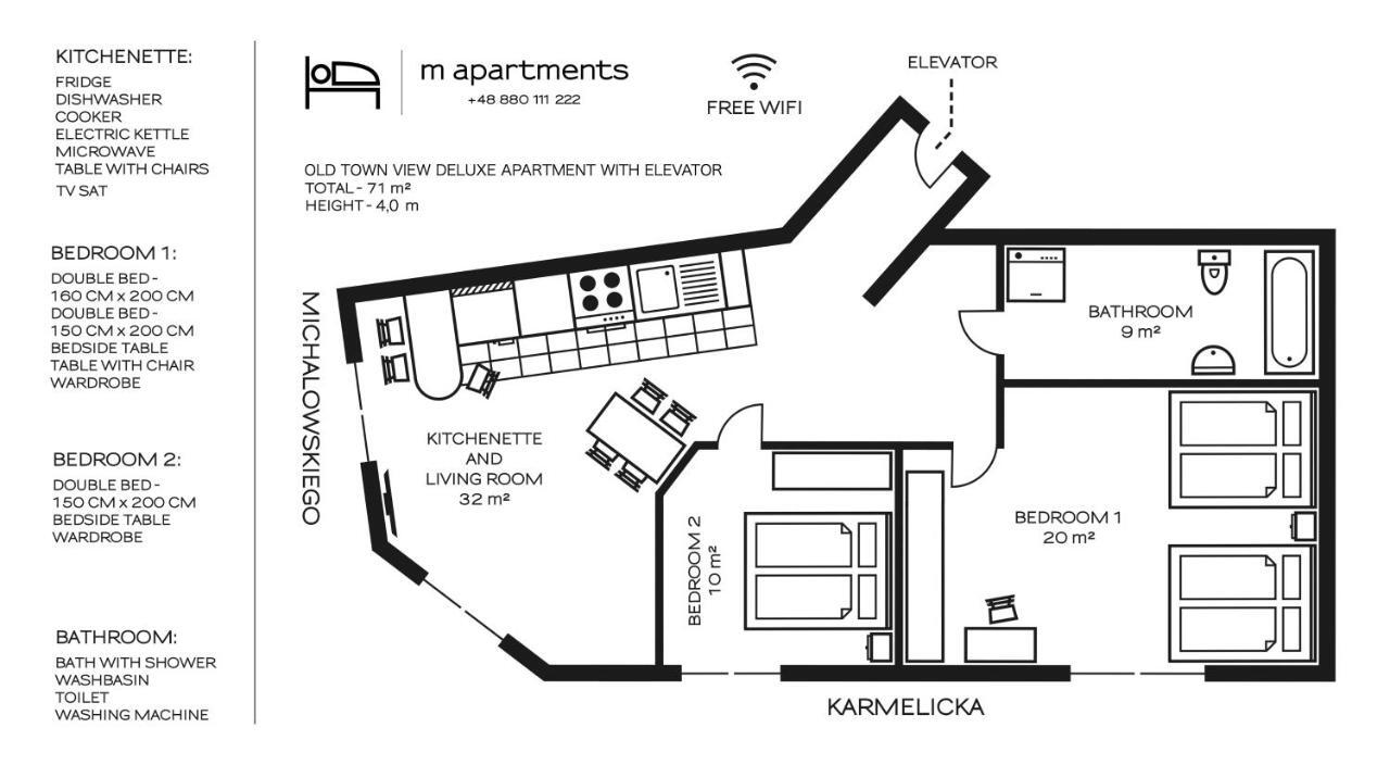 M Apartments Krasków Exteriör bild